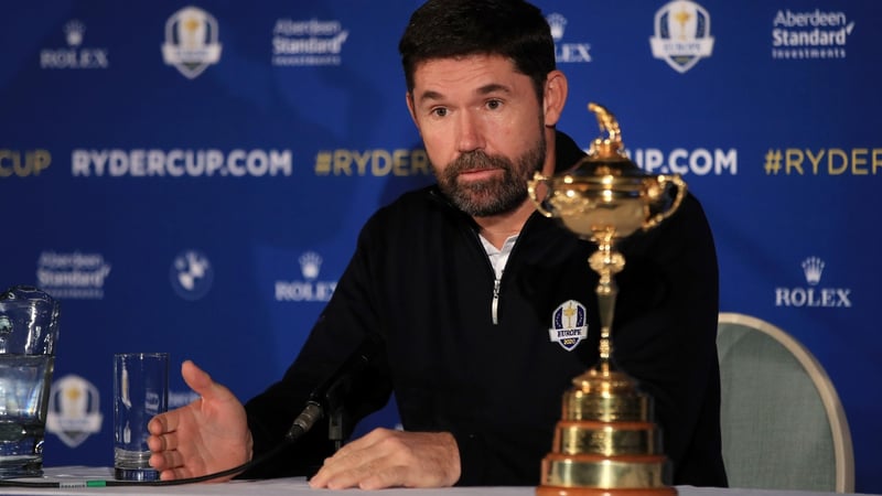 Padraig Harrington will das europäische Ryder-Cup-Team als Kapitän zum Sieg führen (Foto: Getty)