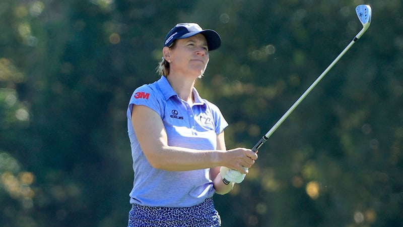 Annika Sörenstam teet bei The Gainsbride LPGA auf. (Foto: Getty)