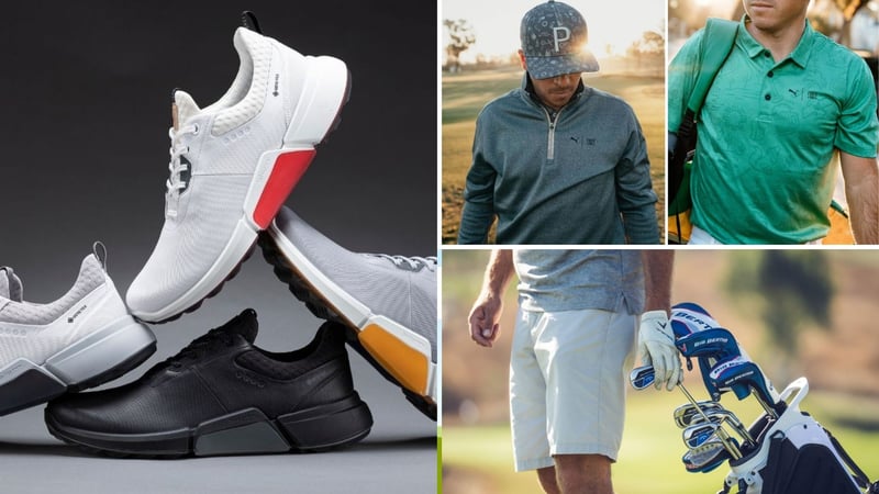 Die Saisonhighlights 2021von Puma, Ecco und Callaway. (Foto: Ecco/Puma/Callaway)