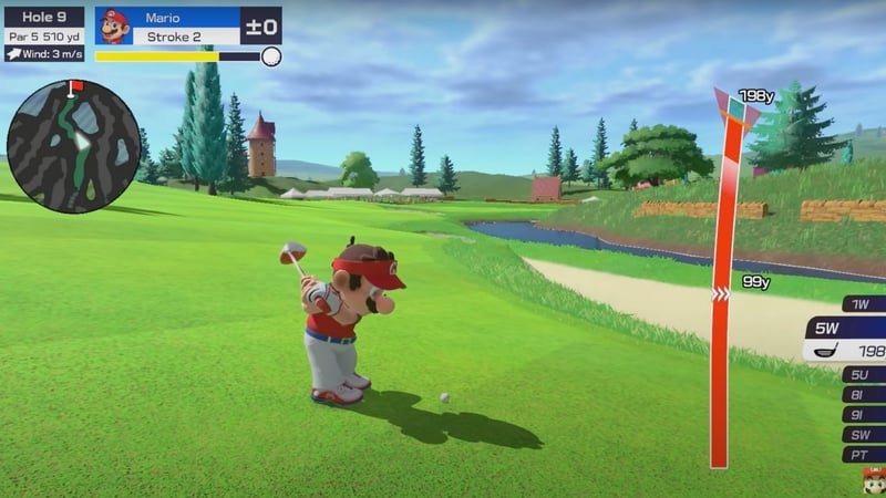 Mario erobert die Grüns beim neuen Spiel Mario Golf: Super Rush. (Foto: YouTube.com/Nintendo)