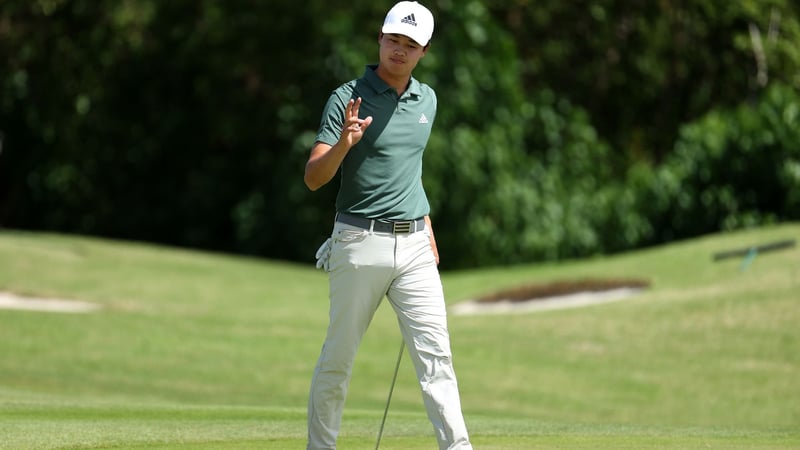 Brandon Wu holt sich die Führung auf der PGA Tour. (Foto: Getty)