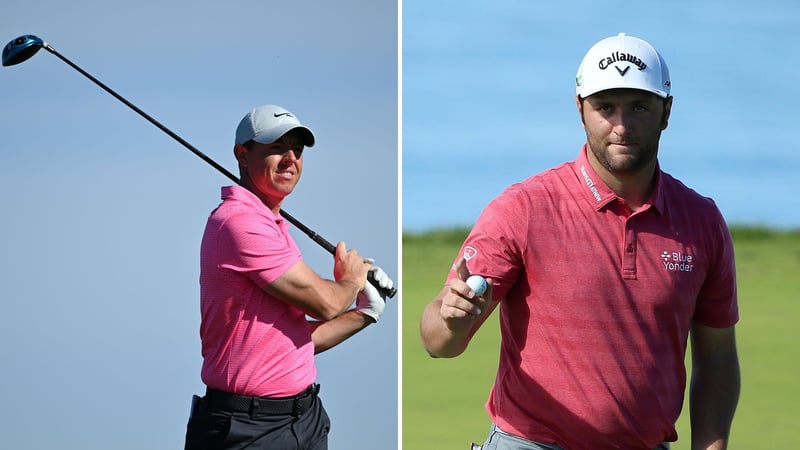 Rory McIlroy und Jon Rahm gehen bei der Phoenix Open an den Start. (Fotos: Getty)