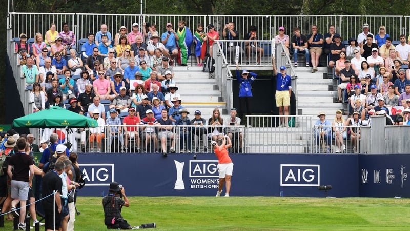 Die Spielerinnen würden gerne bei der Women's British Open vor Fans spielen. (Foto: Getty)