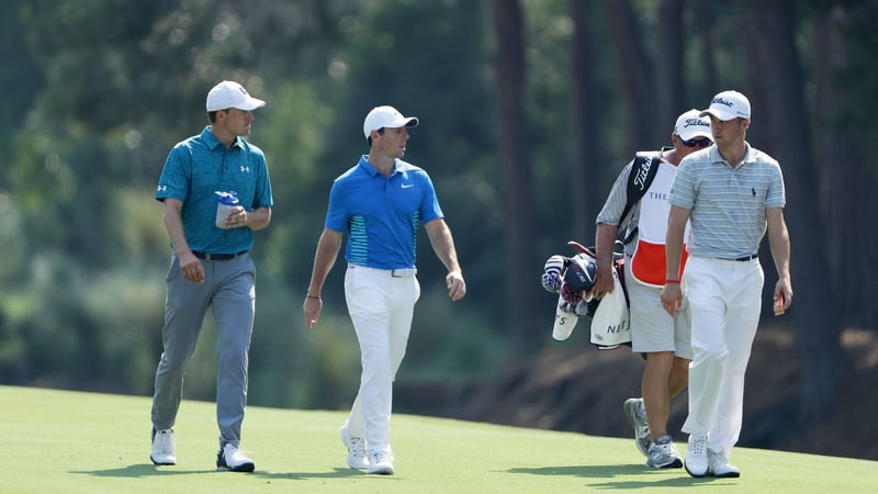 Jordan Spieth, Justin Thomas und Rory McIlroy zählen zur Generation der Millennials. (Foto: Getty)nson, Justin Thomas und Rory McIlroy zählen zur Generation der Millennials. (Foto: Getty)