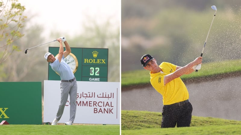 Maximilian Kieffer und Matthias Schwab überstehen den Cut beim Qatar Masters auf der European Tour. (Foto: Getty)