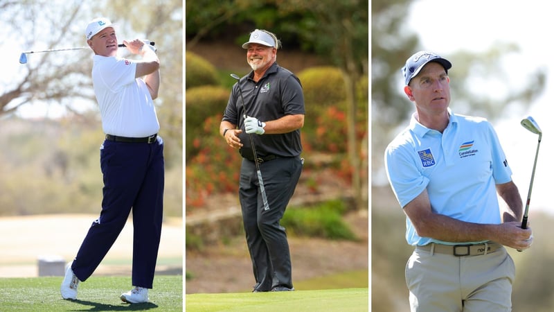 Ernie Els, Darren Clarke und Jim Furyk sind die Kapitäne beim World Champions Cup. (Fotos: Getty)