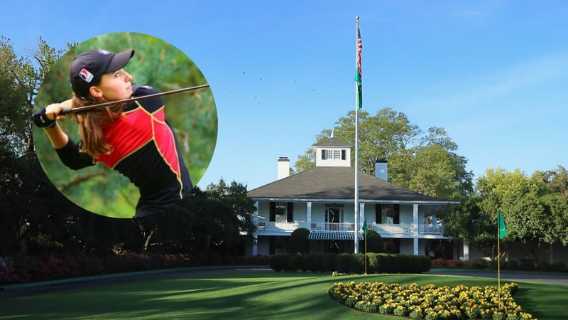 Paula Schulz-Hanßen über ihren Start bei der Augusta National Women's Amateur. (Foto: Getty/Instagram @golfteamgermany_thegirls)