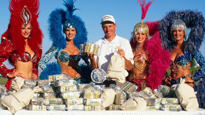 Jede Menge Dollar gewann Jim Furyk beim Las Vegas Invitational 1999. (Foto: Getty)