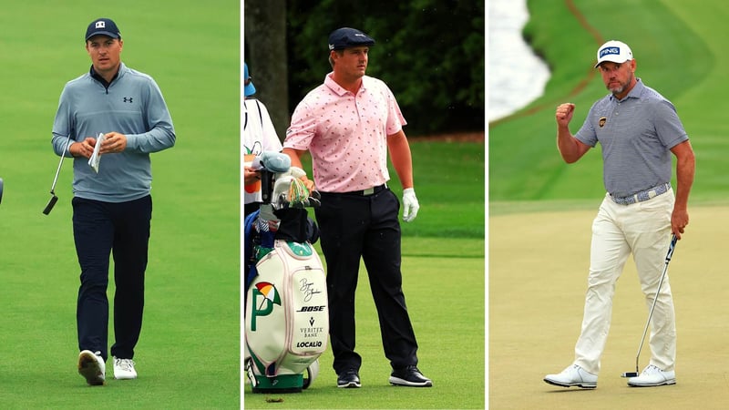 Die drei Headliner am Moving-Day-Festival des Arnold Palmer Invitational: Jordan Spieth, Bryson DeChambeau und Lee Westwood. (Foto: Getty)