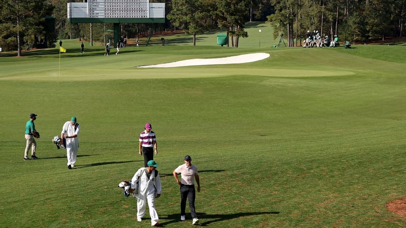 Keine Patrons in 2020. Es herrschte eine gewisse Stille im Augusta National. (Foto: Getty)