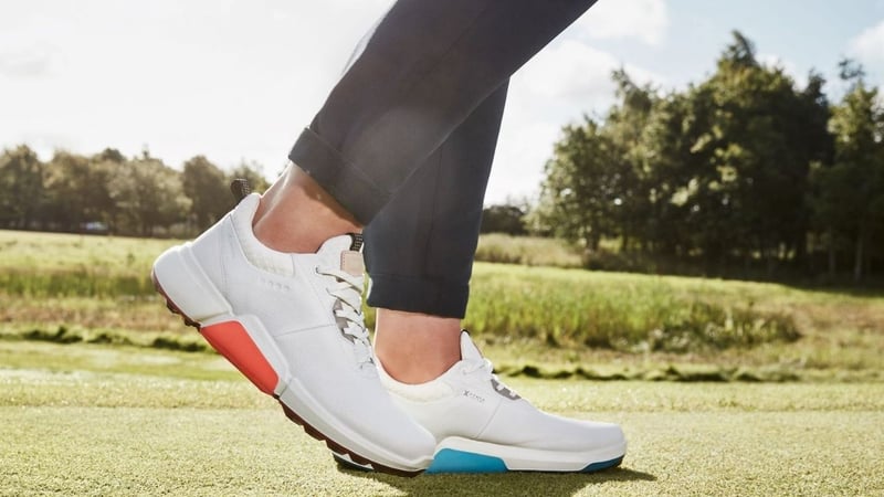 Die neue Ecco Golf Biom H4 Schuhe gibt es für Damen und Männer. (Foto: Twitter @ECCO_GOLF)