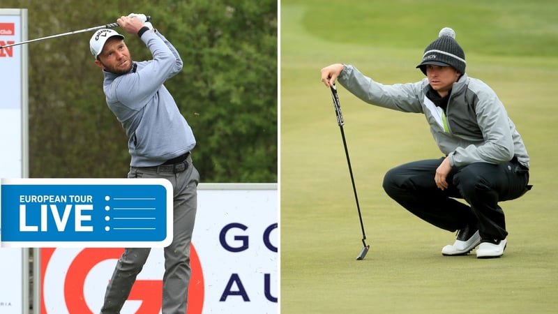 Max Kieffer gegen John Catlin bei der Austrian Golf Open der European Tour. (Foto: Getty)