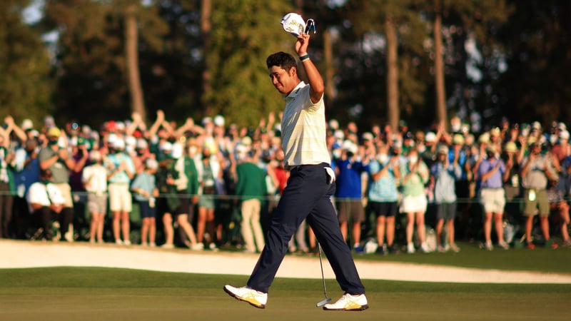 Hideki Matsuyama gewinnt als erster Japaner beim US Masters. (Foto: Getty)