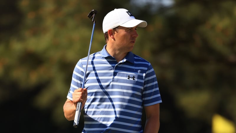 Jordan Spieth in der Pressekonferenz vor dem US Masters 2021. (Foto: Getty)