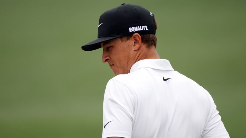 Cameron Champ trägt eine Cap mit der Aufschrift 