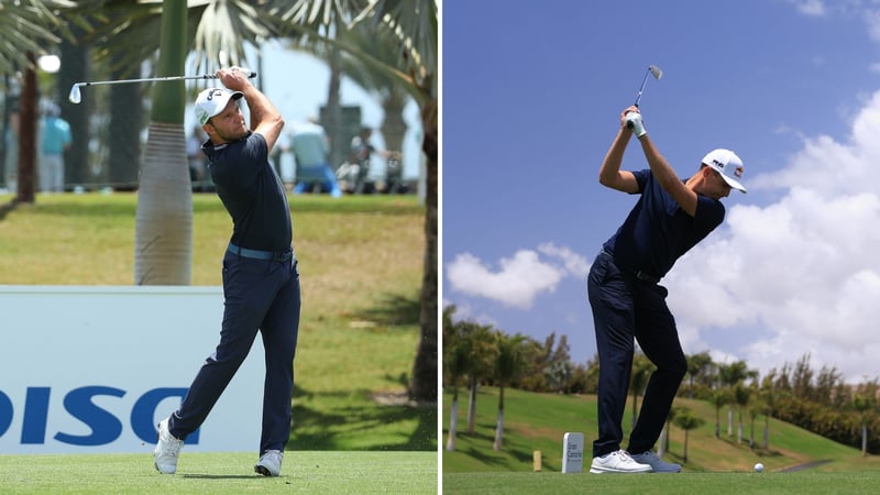 Max Kieffer (li.) und Matthias Schwab beim Turnier der European Tour. (Foto: Getty)