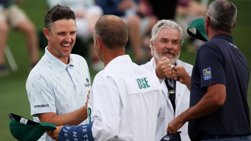 Justin Rose strahlt nach seiner gelungenen Runde. (Foto: Getty)