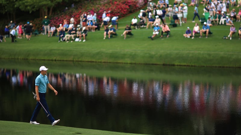 Jordan Spieth spielt bisher ein starkes US Masters 2021. (Foto: Getty)