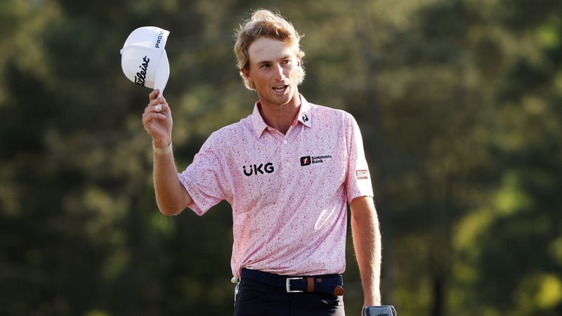 Will Zalatoris nach seinem phänomenalem zweiten Platz bei den US Masters 2021 (Foto: Getty)