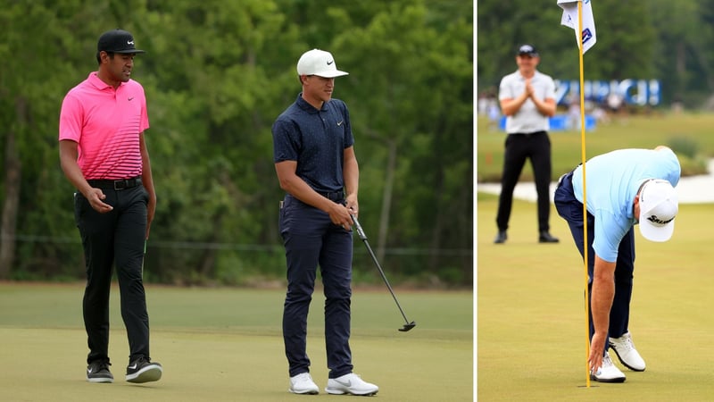 Tony Finau, Cameron Champ (li.) und Graeme McDowell bei der Zurich Classic der PGA Tour. (Foto: Getty)