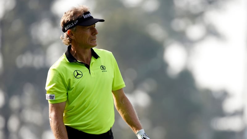 Bernhard Langer beim US Masters 2021 im Augusta National. (Foto: Mercedes Benz)