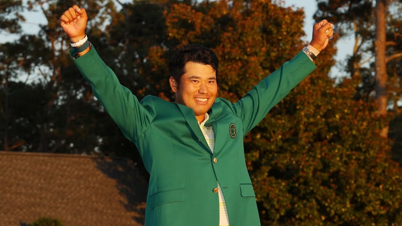 Hideki Matsuyama sorgt beim US Masters 2021 für einen historischen Erfolg. (Foto: Getty)