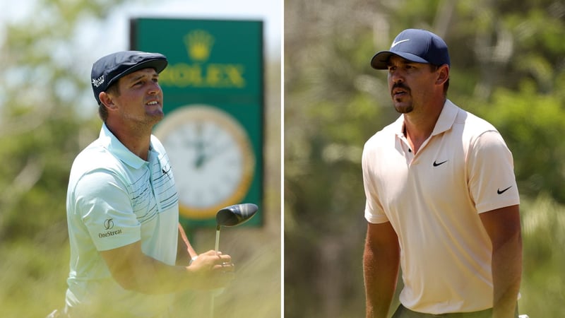 Brooks Koepka und Bryson DeChambeau tauschen auf Twitter einige Sticheleien aus. (Foto: Getty)