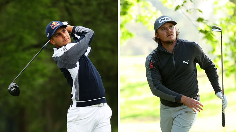 Matthias Schwab liegt nur 2 Schläge hinter dem Führenden, Eddie Pepperell (Foto: Getty)