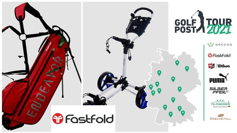 Fastfold unterstützt die Golf Post Tour 2021 mit ihrer erstklassigen Ausrüstung. (Foto: Golf Post)