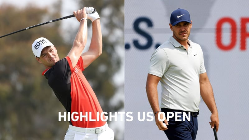 Martin Kaymer und Brooks Koepka bei der US Open 2021 (Foto: Getty)