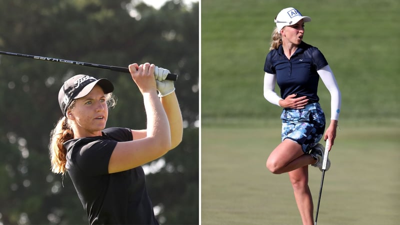 Leonie Harm und Sophia Popov bei der US Womens Open 2021 auf der LPGA Tour. (Foto: Getty)