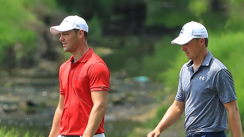 Martin Kaymer geht mit Jordan Spieth ins Finale der US open 2021. (Foto: Getty)