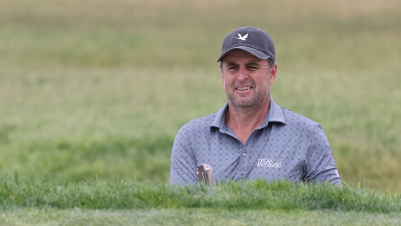 Richard Bland mit der Kappe seines Heimatclubs bei der US Open 2021. (Foto: Getty)