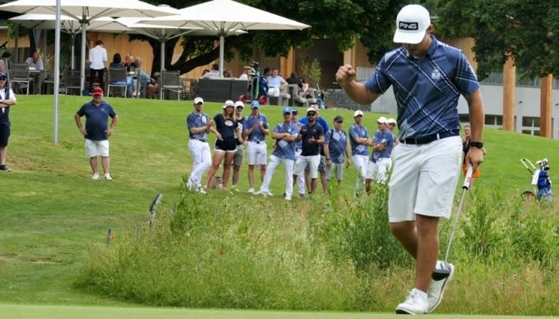 Philipp Matlari vom Team SLR spielte am Wochenende in der Staffel Herren Süd die beste Runde (66). (Foto: DGV)