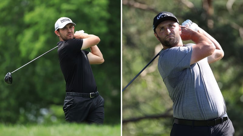 Das Spitzenduo: Patrick Cantlay und Jon Rahm. (Foto: Getty)