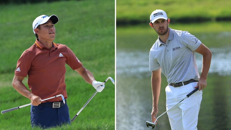 Collin Morikawa und Patrick Cantlay führen das Memorial Tournament vor dem Finale an. (Foto: Getty)