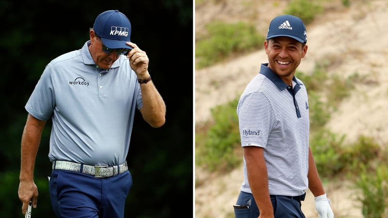 Phil Mickelson nutze den Lockdown und spielte einige Runden Golf mit Xander Schauffele. (Foto: Getty)