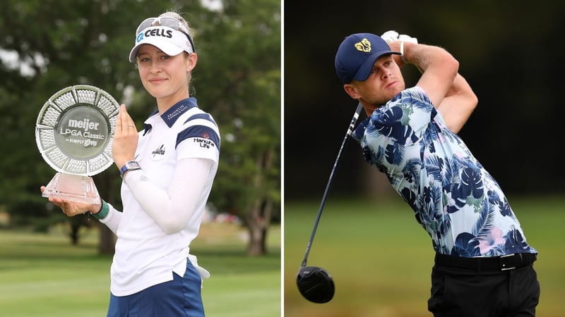 Nelly Korda gewinnt das Meijer LPGA Classic, Hurly Long mit der zweiten Top-10 Platzierung nacheinander. (Foto: Getty)