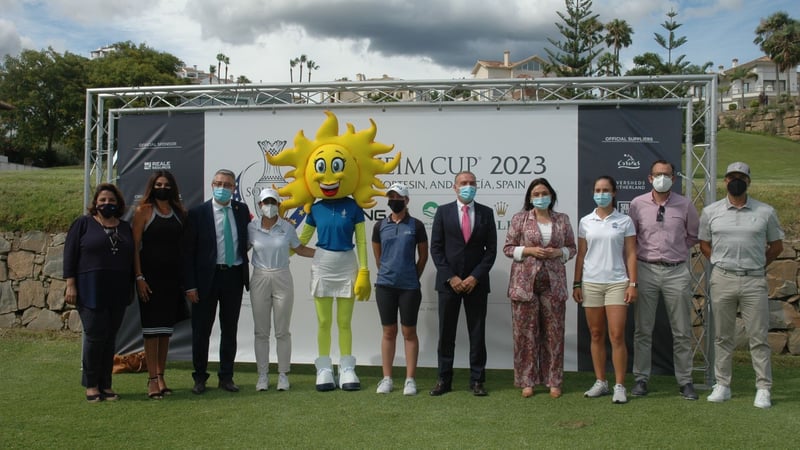 Sol, das Maskottchen für den 2023 stattfindenden Solheim Cup. (Foto: Solheim Cup)