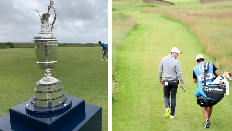 Der Claret Jug - die begehrte Trophäe der British Open 2021. (Foto: Twitter @TheOpen)