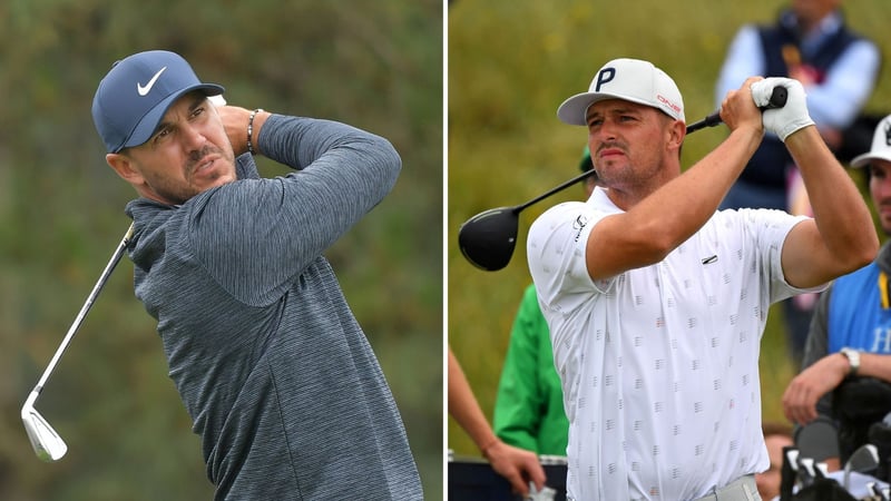 Brooks Koepka und Bryson DeChambeau sprachen vor der British Open 2021 über ihr Verhältnis zueinander. (Foto: Getty)