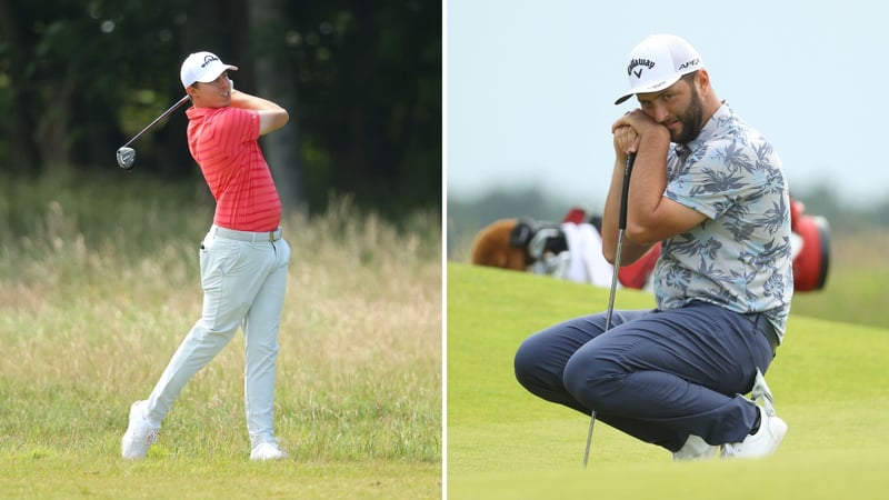 Matthew Fitzpatrick führt vor dem Finale, Jon Rahm liegt aber nur knapp dahinter. (Foto: Getty)