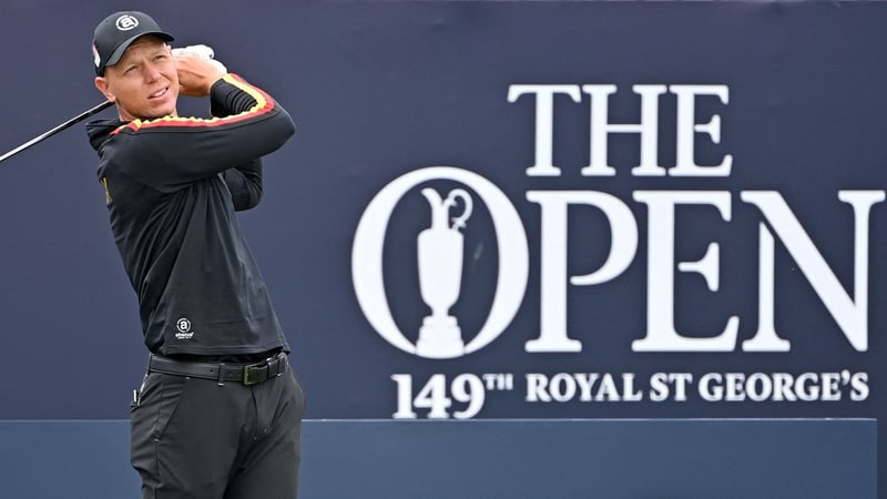 Matthias Schmid gewinnt die Auszeichnung als bester Amateur bei der British Open 2021. (Foto: Getty)