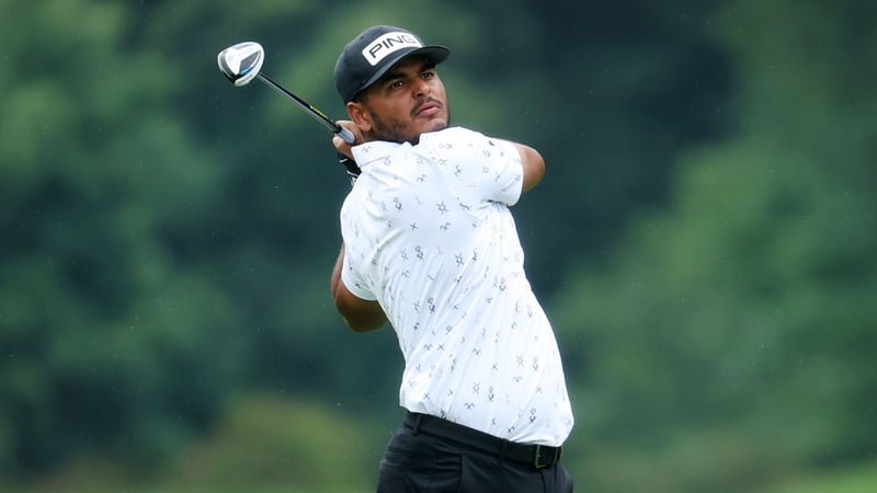 Der Blick in Richtung Turniersieg? Sebastina Munoz führt auf der PGA Tour das Feld bei der John Deere Classic 2021 an. (Foto: Getty)