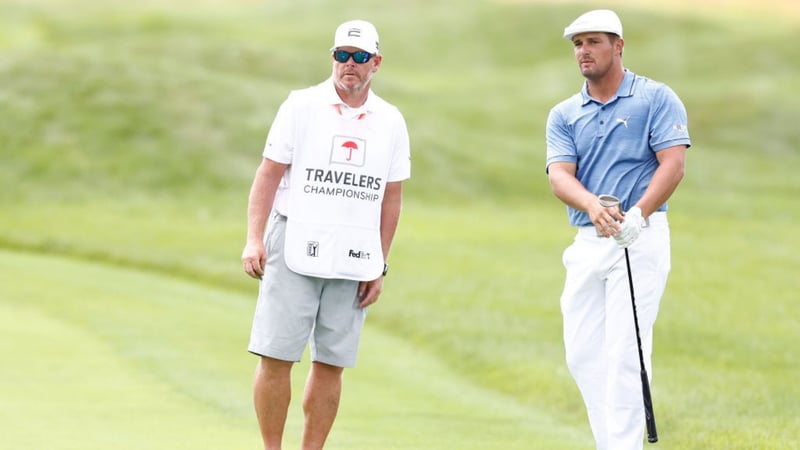 Damals noch vereint, jetzt gehen sie getrennte Wege. Tim Tucker sprach in einem Podcast über seinen ehemaligen Schützling Bryson DeChambeau. (Foto: Getty)