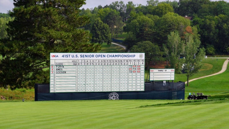 Ein Regelverstoß sorgt bei der U.S. Senior Open Championship für den Ausschluss eines Profis. (Foto: Getty)