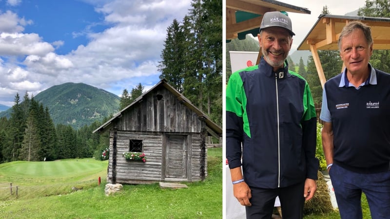 Golfplatz-Idylle und Treffen mit Ski-Legende Franz Klammer (Fotos: Jürgen Linnenbürger)