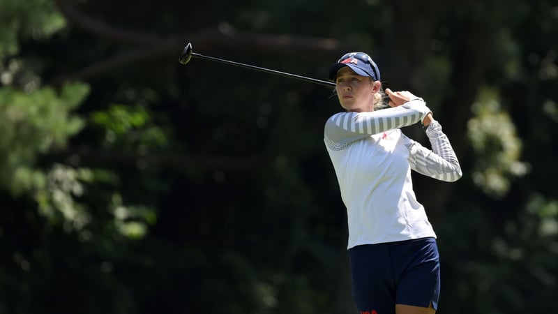 Nelly Korda geht als Führende ins Finale bei Olympia 2021. (Foto: Getty)