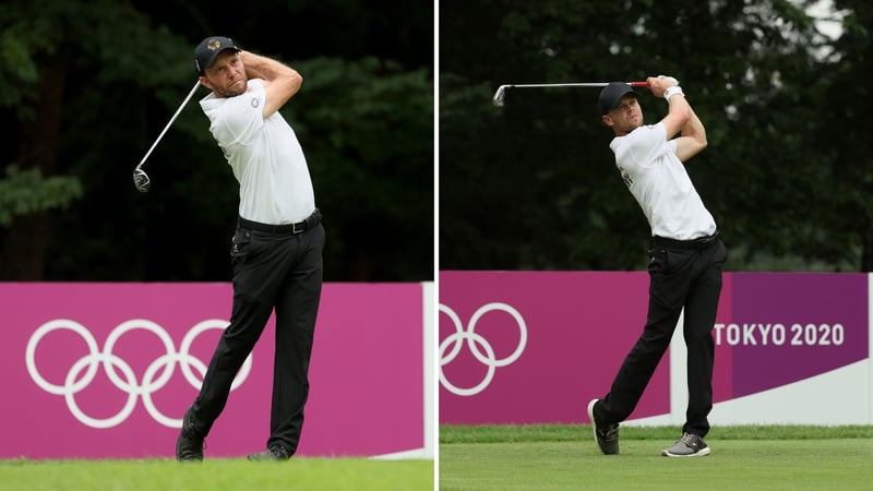 Max Kieffer (li.) und Hurly Long vertraten das Golf Team Germany bei Olympia 2021 in Tokio. (Foto: Getty)