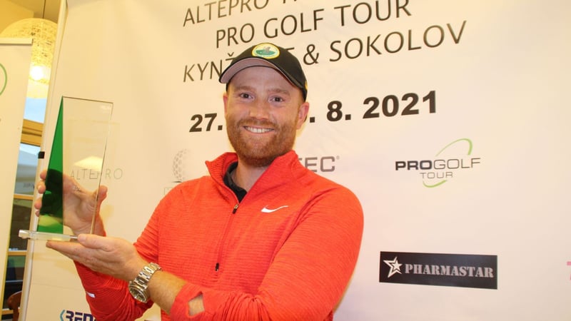 Philipp Mejow gewinnt die ALTEPRO Trophy 2021. (Foto: Pro Golf Tour)